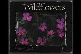 1992  Flowers Hardback Presentation Book Containing The Se-tenant Sheet Of 50 Stamps, SG 2680a.  For More Images, Please - Other & Unclassified
