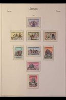 YEMEN ARAB REPUBLIC  1963-1967 NEVER HINGED MINT COLLECTION On Hingeless Pages, All Different Complete Sets & Mini-sheet - Yemen