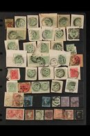 CHEAP SORTER CARTON  1840-1990's Mint & Used Accumulation In Stockbooks & On Pages, Includes 1840 1d Penny Black Used (3 - Other & Unclassified