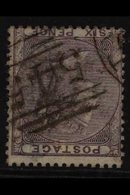 1855-57  6 Lilac WATERMARK INVERTED Variety, SG 70wi, Good Used, One Short Perf, Cat £400. For More Images, Please Visit - Sonstige & Ohne Zuordnung