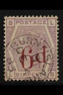 1881  6d On 6d Lilac, SG 162, Neat Burntisland Cds. For More Images, Please Visit Http://www.sandafayre.com/itemdetails. - Autres & Non Classés