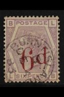 1881  6d On 6d Lilac, SG 162, Neat Burntisland Cds. For More Images, Please Visit Http://www.sandafayre.com/itemdetails. - Otros & Sin Clasificación