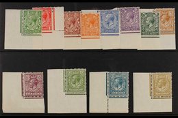 1924-26  KGV Watermark Block Cypher Complete Set, SG  418/429, Never Hinged Mint Lower Corner Examples, Very Fresh. (12  - Non Classés