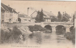 70 PORT SUR SAONE  HAUTE SAONE   BELLE CPA  ILE DE LA REZELLE - Sonstige & Ohne Zuordnung