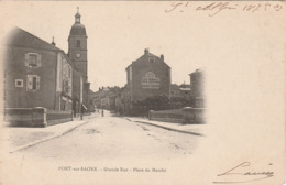 70 PORT SUR SAONE  HAUTE SAONE   BELLE CPA  PLACE DU MARCHE - Autres & Non Classés