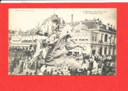 CARNAVAL NICE XLII 1914 Cpa Animée Char S M Carnaval  1 Giletta - Carnaval