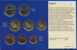 Zypern 2017 Stgl./unzirkuliert Kursmünzensatz Stgl./unzirkuliert 2017 EURO-Nachauflage - Chypre