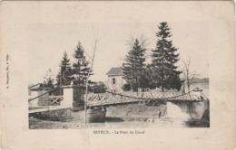 70 SEVEUX   HAUTE SAONE  BELLE CPA  LE PONT DU CANAL - Autres & Non Classés