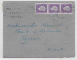 1946 - DULAC - ENVELOPPE  De CHAMBERY (SAVOIE) => PEZENAS - 1944-45 Marianne Van Dulac