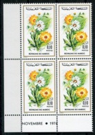 RC 14405 MAROC N° 726 FLEURS FLORE MAROCAINE BLOC DE 4 COIN DATÉ NEUF ** - Marokko (1956-...)