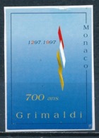 °°° MONACO - 700 ANS GRIMALDI - 1997 °°° - Usati