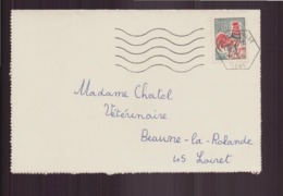 Enveloppe Du 12 Août 1965 De Chamrousse Pour Beaune-la-Rolande - Otros & Sin Clasificación