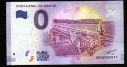 France - Billet Touristique 0 Euro 2018 N°2017 - PONT-CANAL DE BRIARE - Essais Privés / Non-officiels