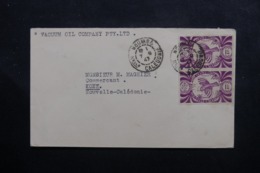 NOUVELLE CALÉDONIE - Enveloppe Commerciale De Nouméa Pour Kone En 1947, Affranchissement Plaisant - L 46089 - Cartas & Documentos