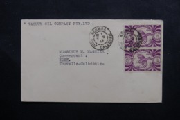 NOUVELLE CALÉDONIE - Enveloppe Commerciale De Nouméa Pour Kone En 1947, Affranchissement Plaisant - L 46089 - Covers & Documents
