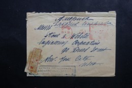 U.R.S.S. - Enveloppe En Recommandé De Moscou Pour Les U.S.A. En 1933, Affranchissement Mécanique - L 46115 - Brieven En Documenten