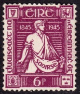 Ireland 1945 6d SG137 - Mint Previously Hinged - Unused Stamps