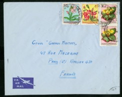 CONGO BELGE "KAMINA B BASE MILITAIRE 7/-/55" Sur N° 307 + 310 + 314 (x2). Sur Enveloppe Par Avion Pour La France. - Storia Postale