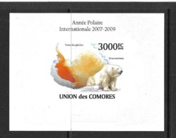 UNION DES COMORES 2010 ANNEE POLAIRE  YVERT N°B250 NON DENTELE   NEUF MNH** - International Polar Year