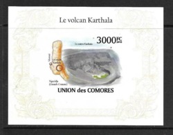 UNION DES COMORES 2010 VOLCAN KARTHALA  YVERT N°B248 NON DENTELE   NEUF MNH** - Volcanos