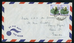 CONGO BELGE "LEOPOLDVILLE 1.M. 10/10/52" Sur N° 315 (x2). Sur Enveloppe Par Avion Pour La France - Briefe U. Dokumente