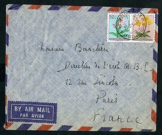CONGO BELGE "LEOPOLDVILLE - 1  T 28/2/55" Sur N° 307 + 318. Sur Enveloppe Par Avion Pour La France - Covers & Documents