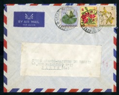 CONGO BELGE "LEOPOLDVILLE - 1  V 9/1/58" Sur N° 310 + 313 + 315. Sur Enveloppe Par Avion Pour La France - Briefe U. Dokumente