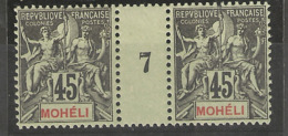 Mohélie _ Millésimes - 1907  _ N°11 - Ongebruikt