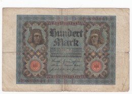 Germany #69a 100 Marks 1920 Banknote Money Currency - 100 Mark