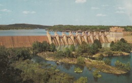 AUSTIN TX - TOM MILLER DAM & L.C.R.A BUILDING POSTCARD - Austin