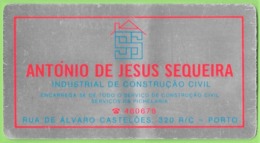 Porto - Calendário Em Alumínio De 1985 - Publicidade - Portugal - Tamaño Grande : 1981-90