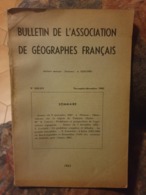 Bulletin De L'association De Geographes Francais 318 319 - Géographie