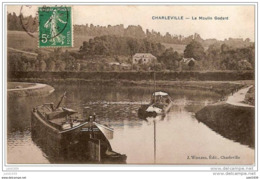 CHARLEVILLE ..-- 08 ..--  Le MOULIN  GODARD . 1909 Vers CORBION ( Melle Justine BOUCHEZ ) . - Charleville
