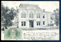 Cpa D' Autriche Lokalbahn -- Bahnhof Der K.K. Priv. Neutitscheiner   LZ83 - Weiz