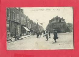 CPA  Abîmée  - Montceau Les Mines  - Rue Du Nord - Montceau Les Mines