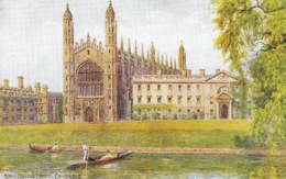 Cambridge, Kings College Chapel - Illustration Arquinton - Postcard Not Circuladed - Cambridge