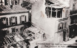 BOMBARDEMENT DE PARIS PAR CANON A LOGUE PORTEE RUE LIANCOURT  3 MARS 1918  REF 61516 - Arrondissement: 14