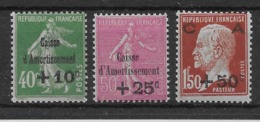 France N°253/255 - Neuf ** Sans Charnière - Superbe - Unused Stamps