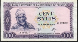 GUINEA P19 100 SYLIS 1971 #AH    AU-UNC - Guinée