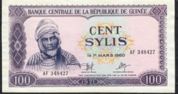 GUINEA P19 100 SYLIS 1971 #AF    AU-UNC - Guinee