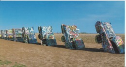 Amarillo Texas Cadillac Ranch Sculpture Monument Unused - Amarillo