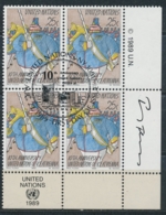 Verenigde Naties/United Nations/Nation Unis New York 1989 4 Bl Mi: 577 Yt: 545 (Gebr/used/obl/usato/o)(4841) - Usados