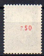 0,25 Cheffer : N° 1535a Neuf ** - N° Rouge Au Verso - Cote 75€ - Francobolli In Bobina