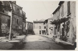 CARTE-PHOTO 84 BEDARRIDES RUE DE L'GLISE PUB BYRRH - Bedarrides