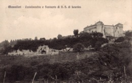 MONCALIERI (TO) - Castelvecchio E Santuario Di N.S. Di Lourdes - F/P - V: 1915 - Moncalieri