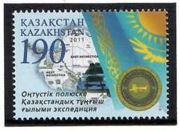 Kazakhstan 2011 . Expedition To South Pole. 1v: 190.   Michel # 738 - Kasachstan
