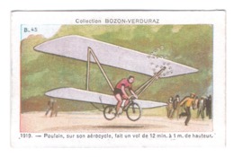 Image Collection Bozon Verduraz Aéronautique & Aviation Avion 45 Poulain Aérocycle Vélo Cycle Bike Plane A30-63 - Other & Unclassified