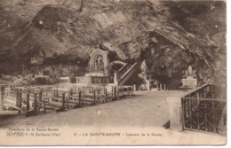 St ZACHARIE - LA SAINTE-BEAUME - Intérieur De La Grotte - Saint-Zacharie