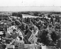 NEUVILLE-SUR-OISE L'EGLISE VUE AERIENNE - Neuville-sur-Oise