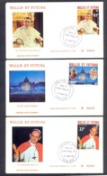 Wallis And Futuna 1979 - Paul IV Jean Paul I - 3 FDCs - Excellent Quality - Lettres & Documents